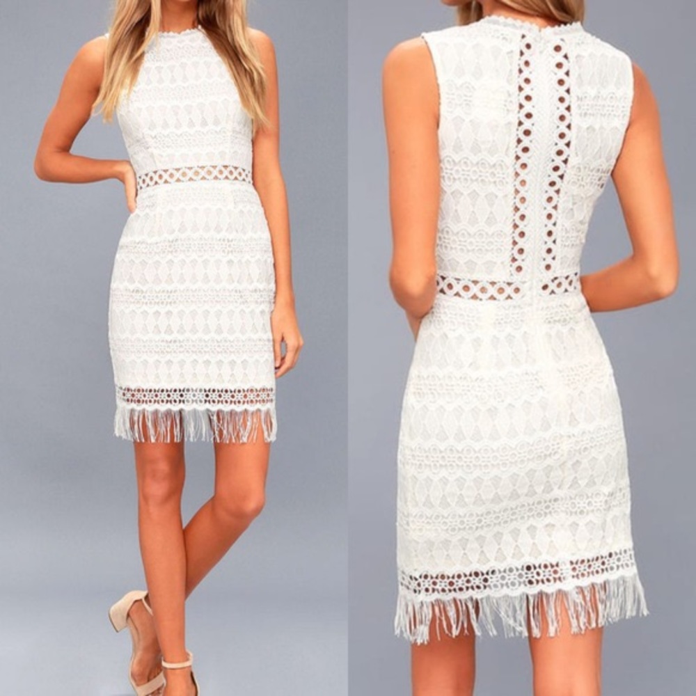 Lulus White Kenna Dress